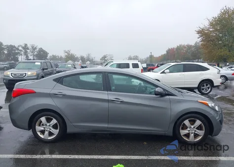 2013 Hyundai Elantra Gls from USA, damaged, VIN 5NPDH4AE4DH419795